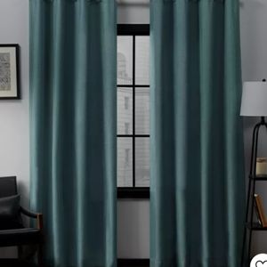 Set of 2 Loha Linen Window Curtain Panel